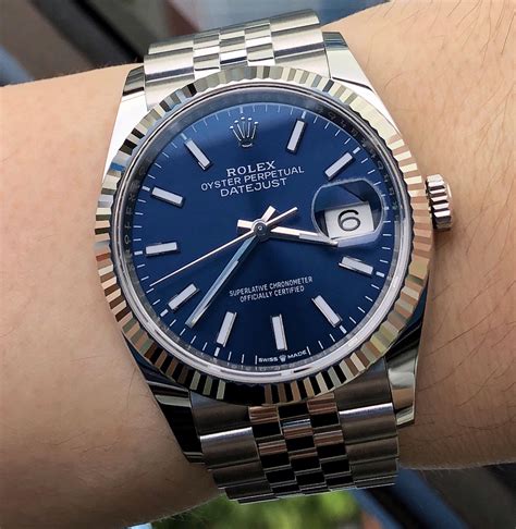 quadrante rolex datejust 36mm blu|brand new rolex datejust 36mm.